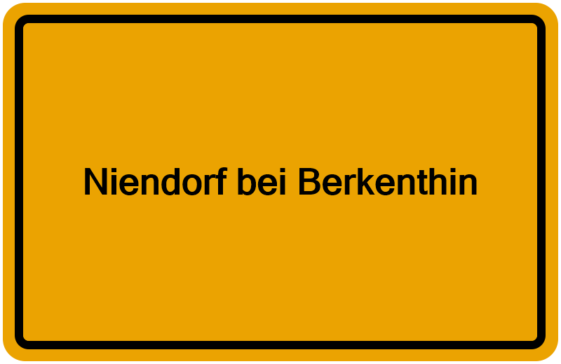 Handelsregisterauszug Niendorf bei Berkenthin